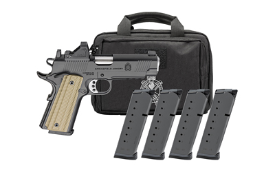 SPRINGFIELD ARMORY Operator 1911 45 ACP 4.25" 8rd - Black w/ RFX11 Green Dot & 4 Mags