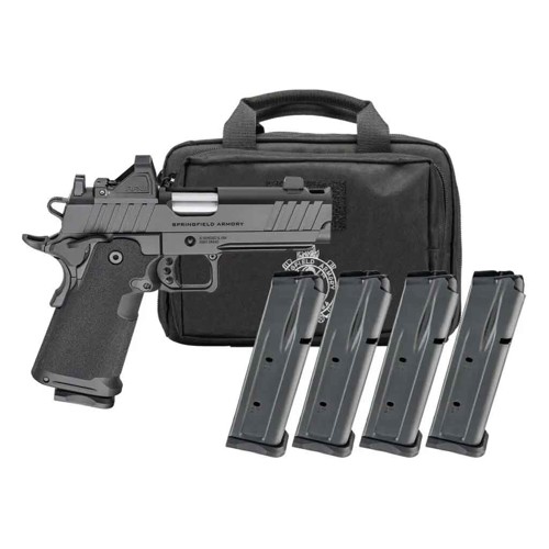 SPRINGFIELD ARMORY 1911 DS Prodigy 9mm 425 20rd  Black w Viridian RFX11  4 Mags