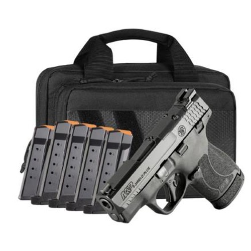 SMITH & WESSON M&P9 Shield Plus OR 9mm 3.1" 13rd - Black w/ 6 Mags