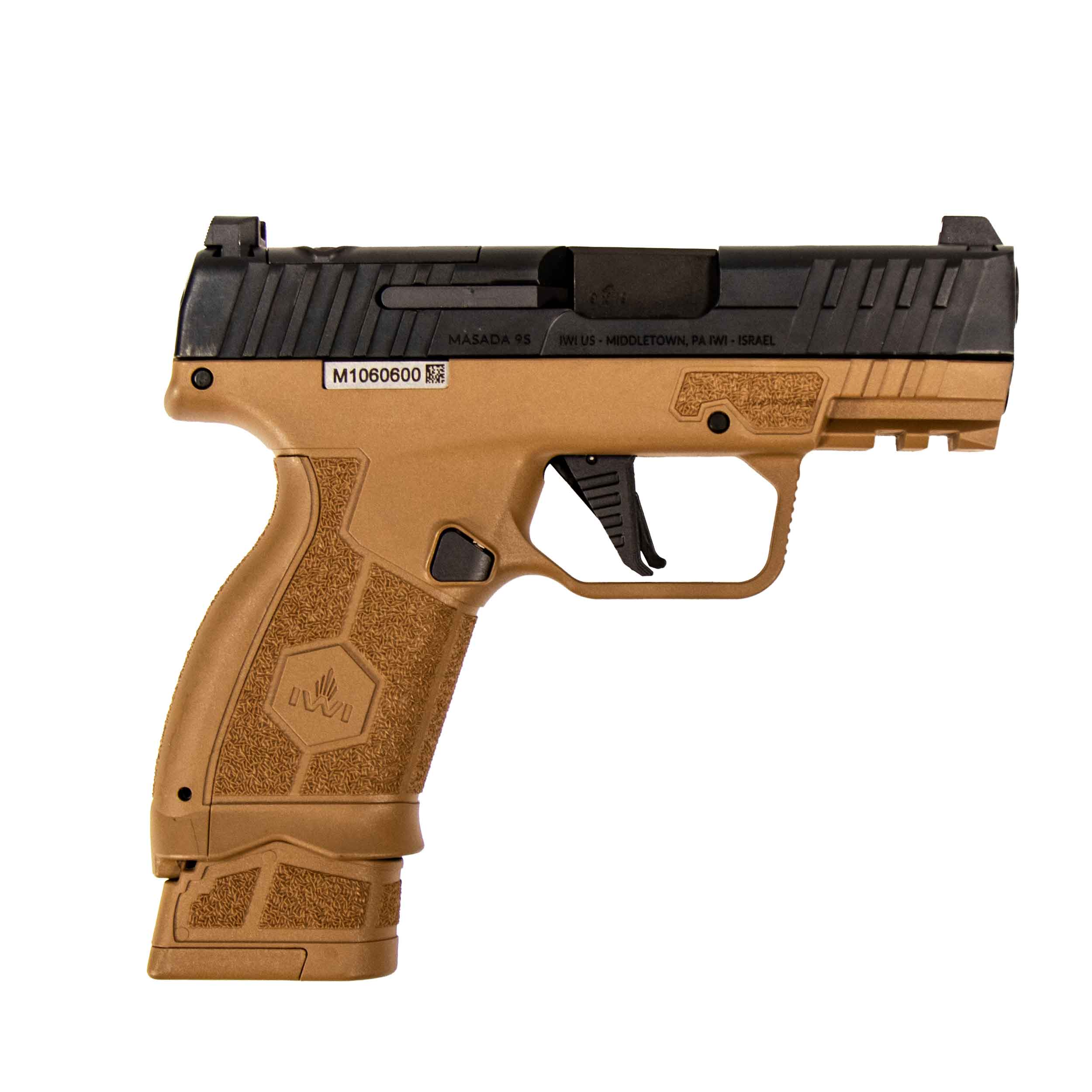 IWI Masada Slim Elite 9mm 3.1" 13rd & 17rd - FDE