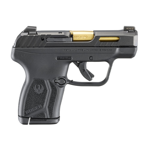 RUGER LCP Max 380 ACP 28 10rd  Black  Gold