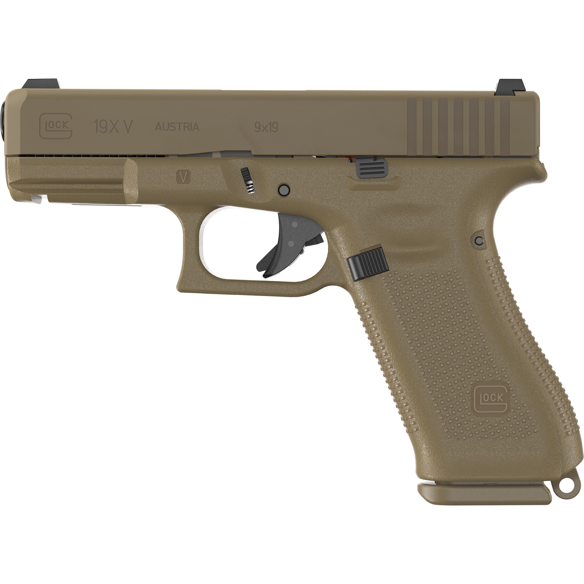 GLOCK G19X V 9mm 4.02" 19rd - FDE
