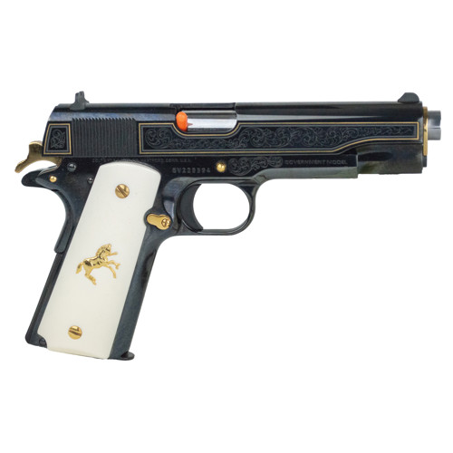 COLT 1911 45 ACP 5 7rd  Black  Gold