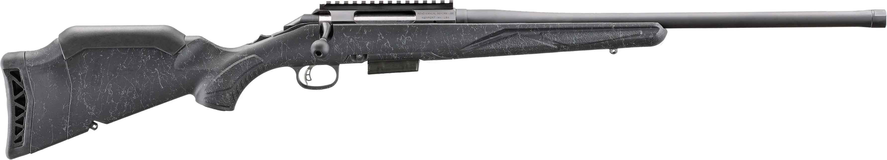 RUGER American Gen II Patrol 300 Win Mag 20" 3rd - Black Splatter w/ Threaded Barrel