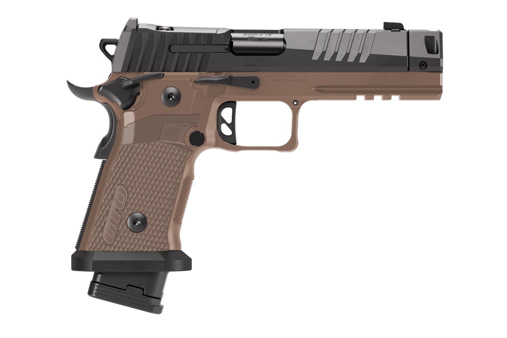 SIG SAUER P211-GTO Combat 9mm 4.4" 21rd & 23rd - Black & Coyote Brown