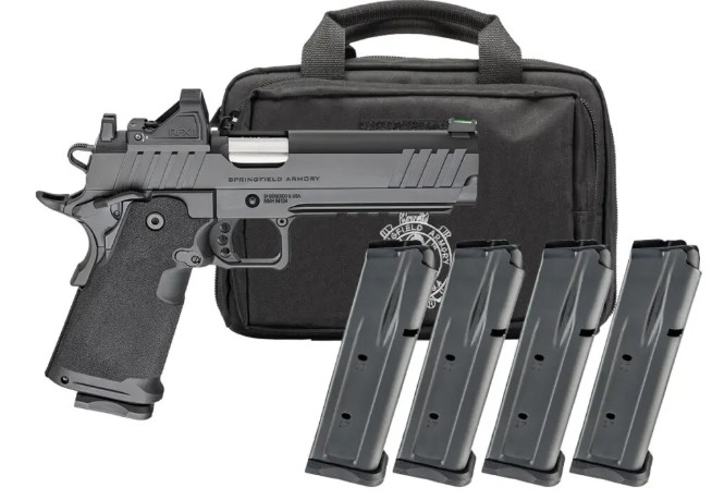 SPRINGFIELD ARMORY Firstline 1911 DS Prodigy AOS Gear Pac 9mm 5" 17rd/20rd - Black