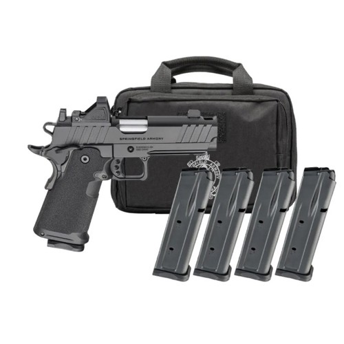 SPRINGFIELD ARMORY Firstline 1911 DS Prodigy AOS Gear Pac  COMP 9mm 5 17rd20rd  Black