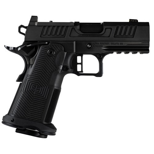ALPHA FOXTROT AF1911Romulus 9mm 35 20rd  Black w Beavertail Polymer Grip