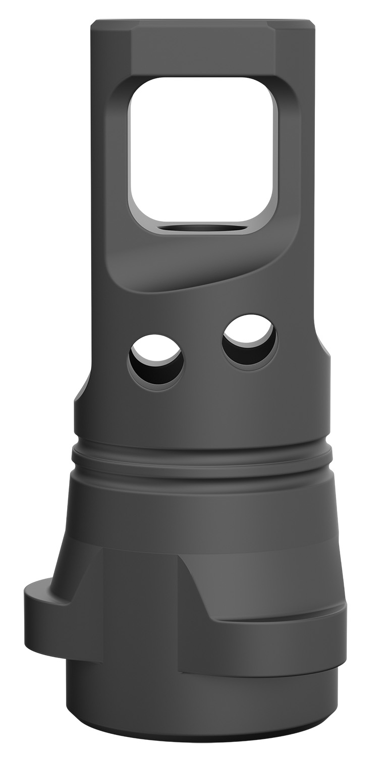 BRK4333 - Breek Arms Echo Single-Port Muzzle Brake for Breek-LOK 3QD - 9mm 1/2x28 TPI - AR15Discounts