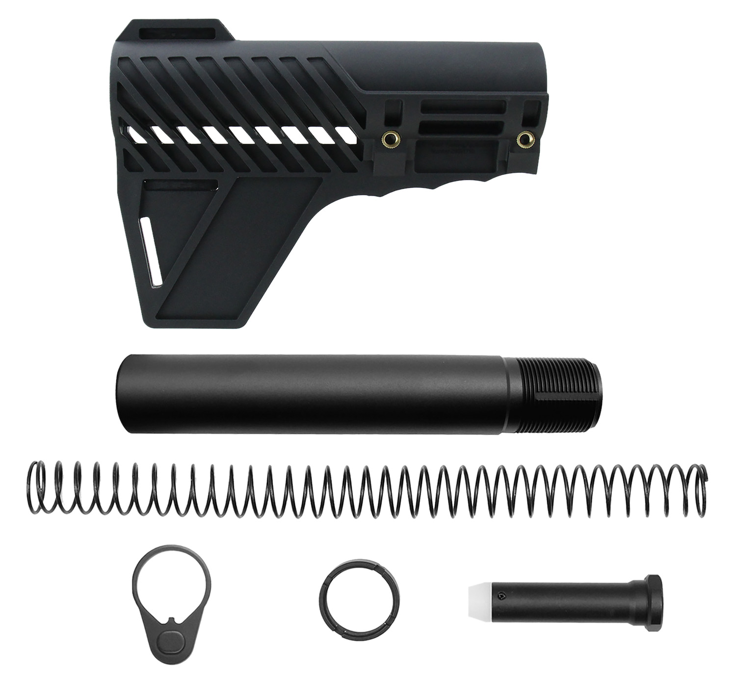 TacFire TACFIRE AR-Pistol Brace w/ Tube Black