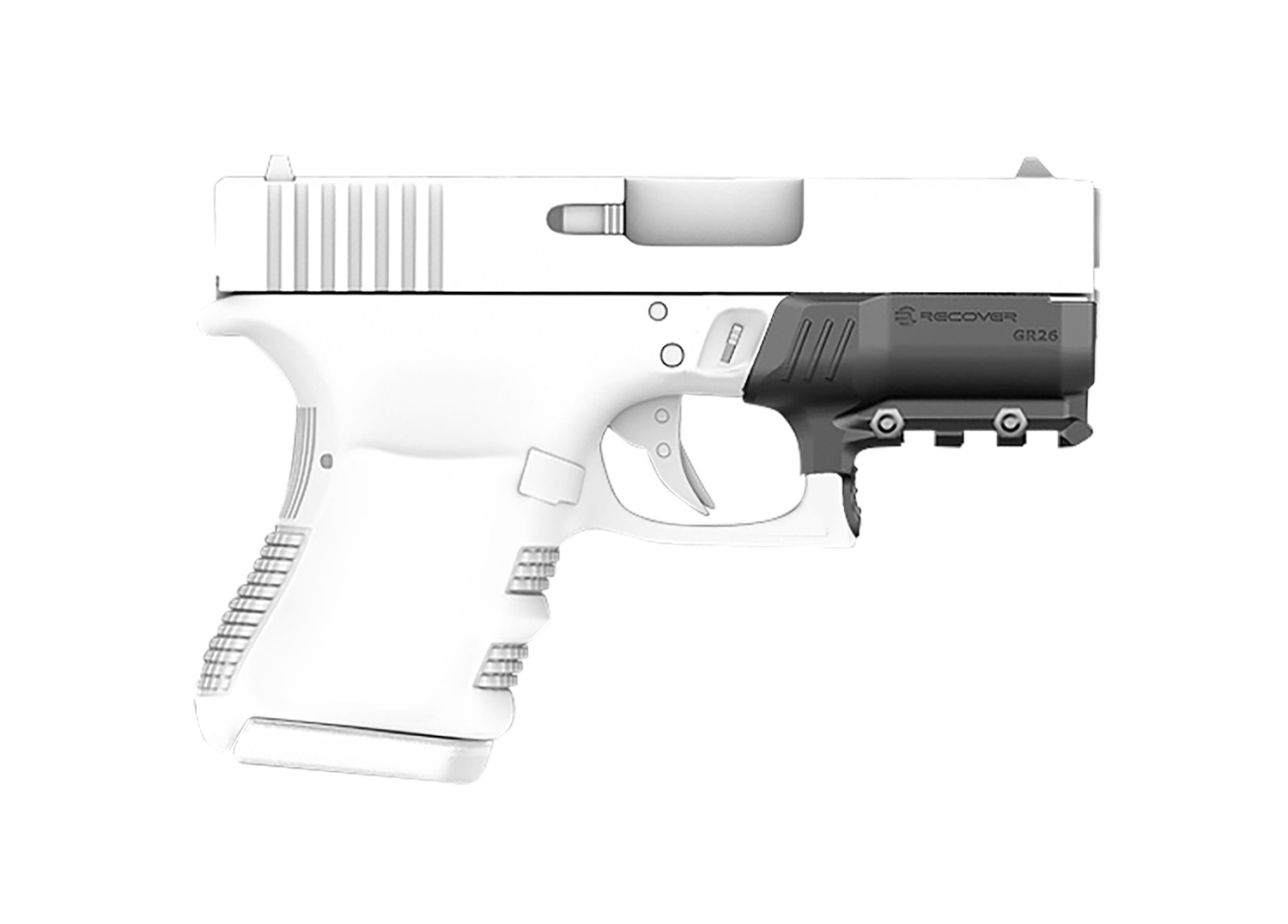 Recover Tactical RECOVER TACTICAL Rail Adapter for Glock 26 / 27 Black