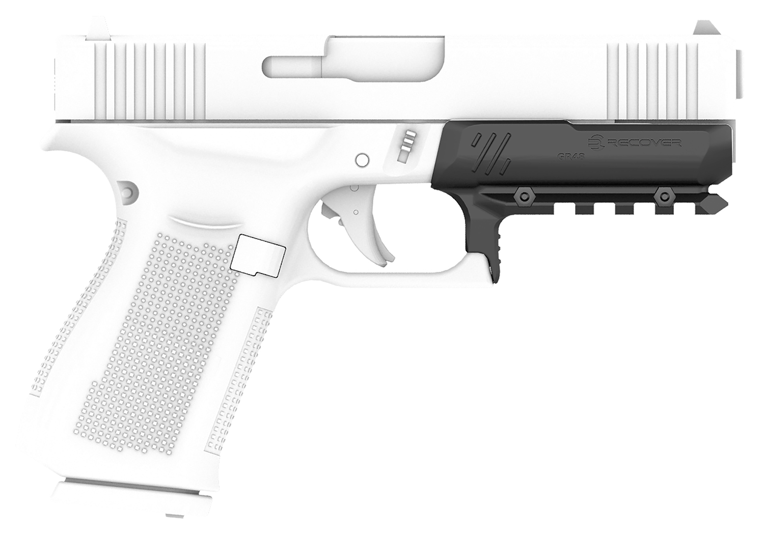 Recover Tactical RECOVER TACTICAL Full Size Rail for Glock 48 Black