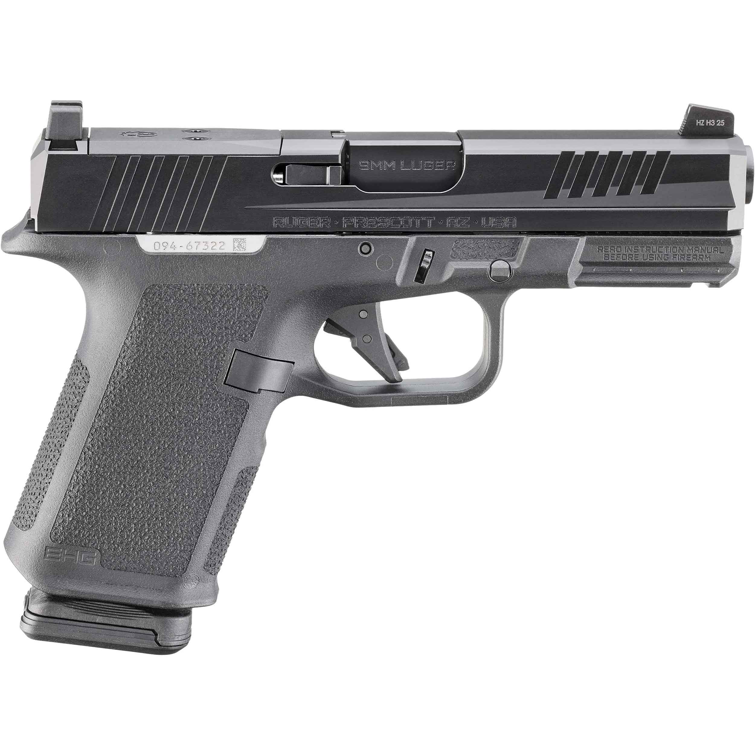 RUGER RXM 9mm 4" 15rd - Black & Stealth Gray