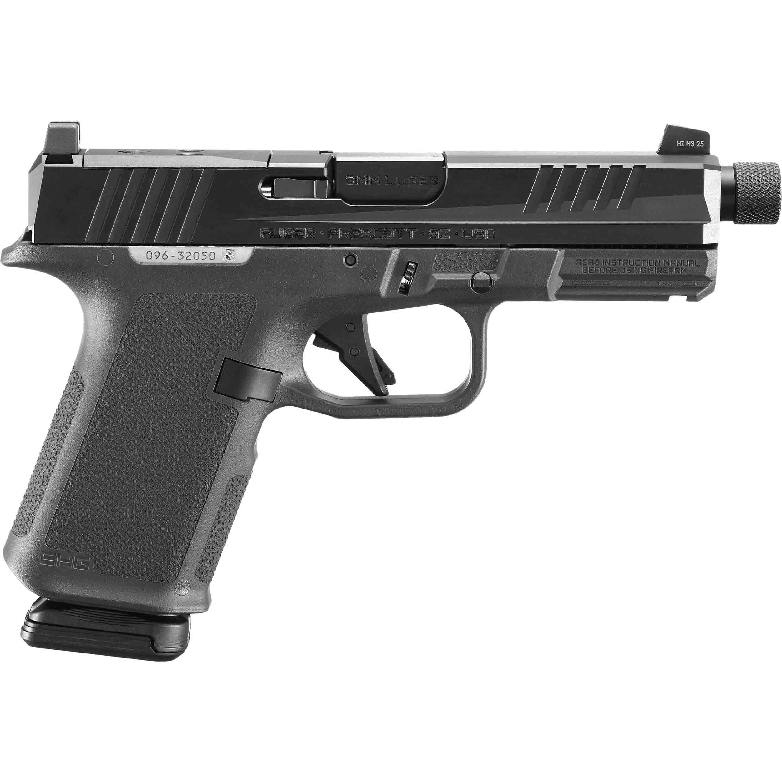RUGER RXM 9mm 4.5" 15rd w/ Threaded Barrel - Black