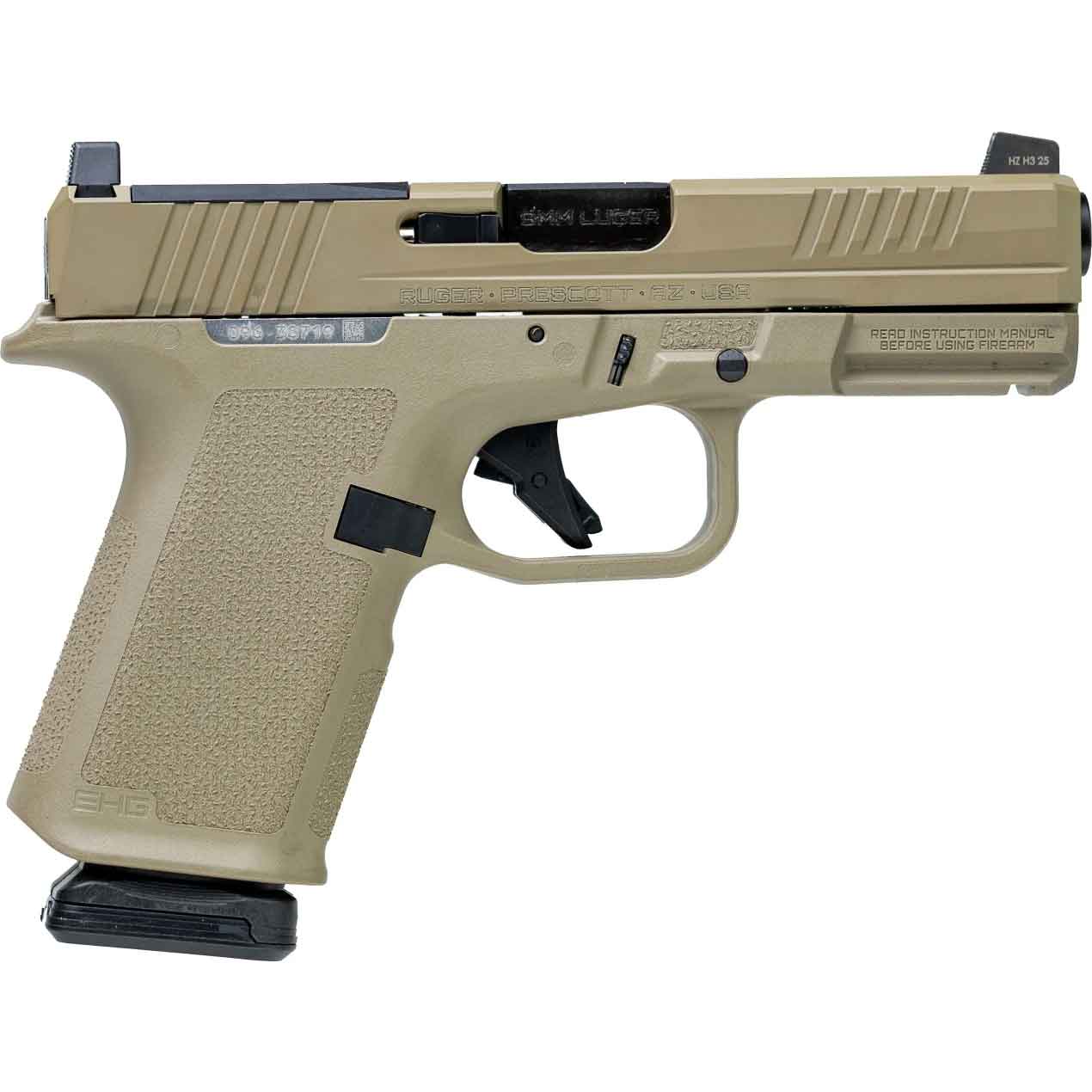 RUGER RXM 9mm 4" 15rd - FDE w/ Magpul Grips