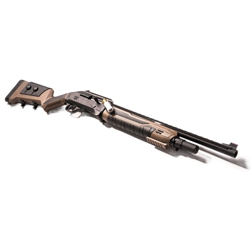 PANZER ARMS Pro Folding SemiAuto 12Ga 20 4rd7rd   FDE  Black