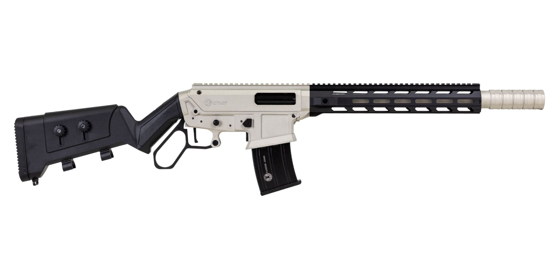 PANZER ARMS Lever Tactical 12Ga 18.5" 5rd -  Nickel