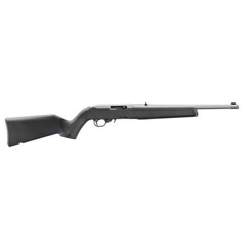 RUGER 1022 22 LR 164 10rd w Threaded Barrel  Black  Stainless Steel