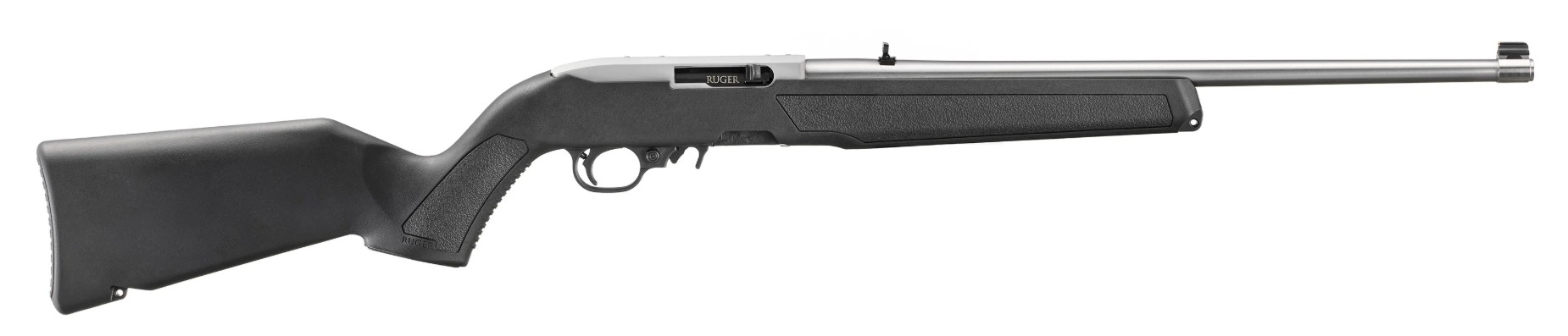 RUGER 10/22 22 LR 18.5" 10rd - Black & Stainless Steel