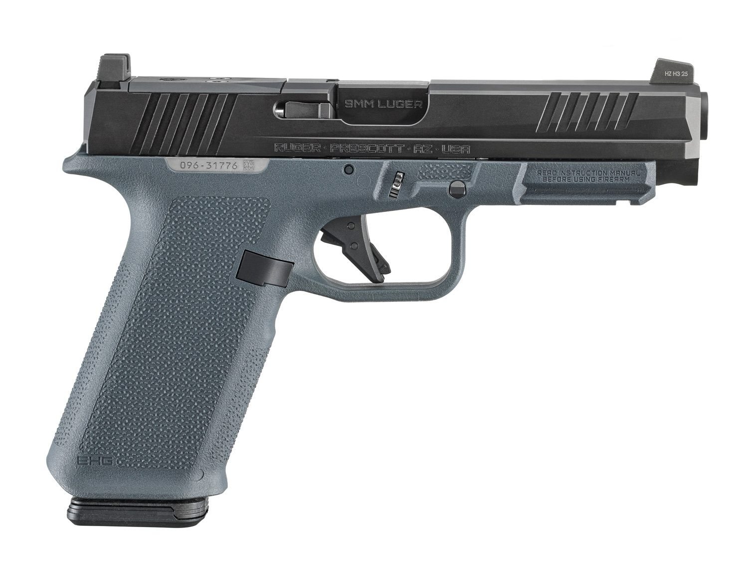 RUGER RXM 9mm 4.5" 17rd - Black & Stealth Gray