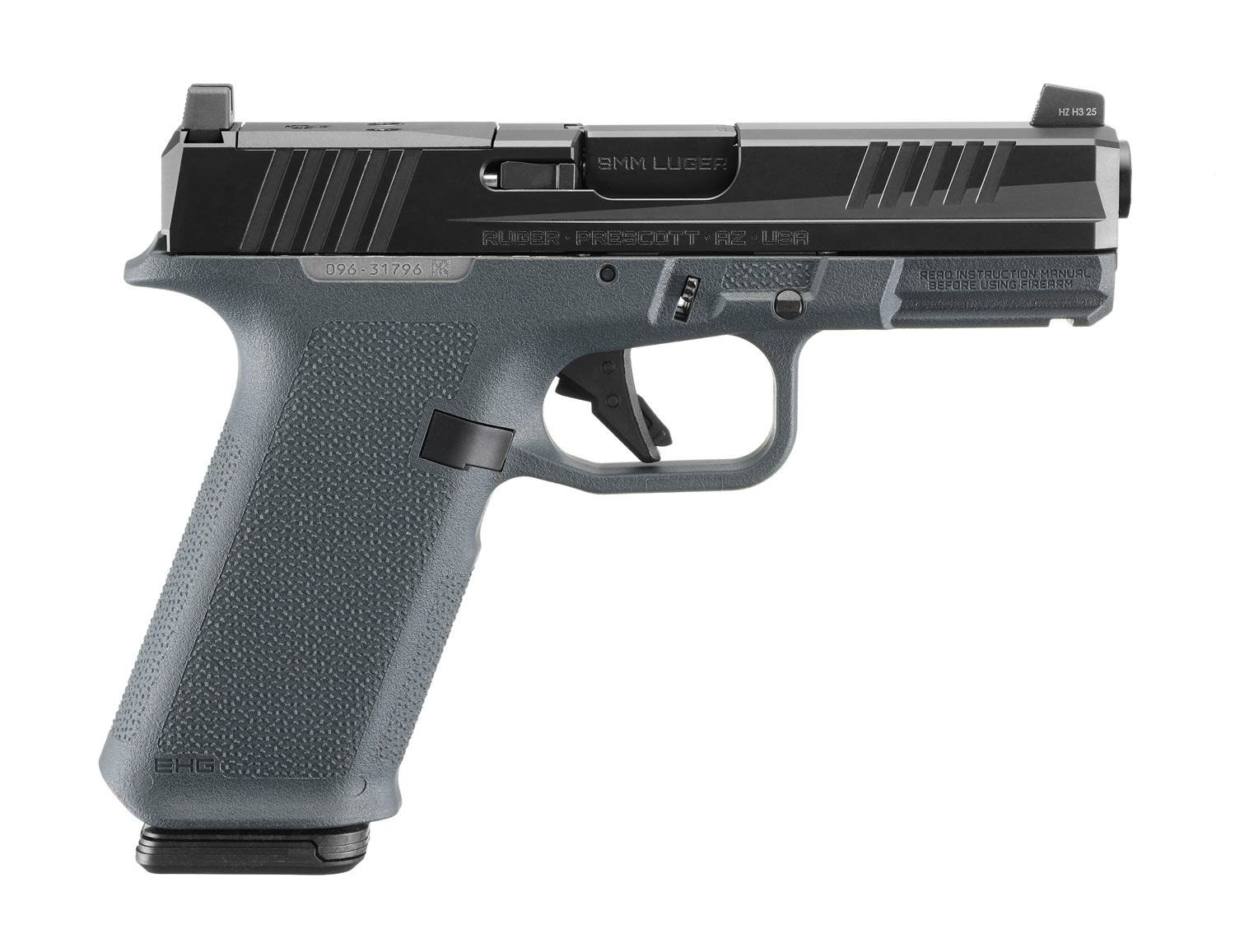RUGER RXM 9mm 4" 17rd - Black & Stealth Gray