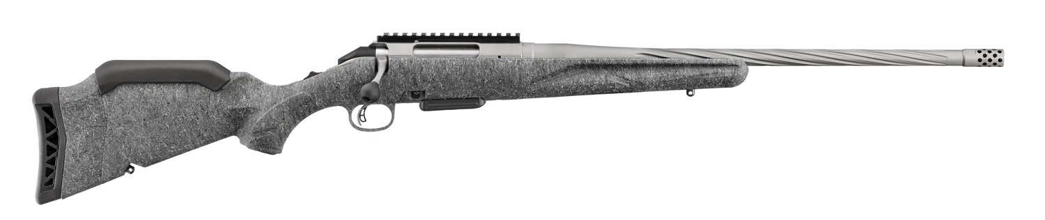 RUGER American Rifle Generation II 350 Legend 20" 5rd - Gray Splatter & Gun Metal Gray Cerakote