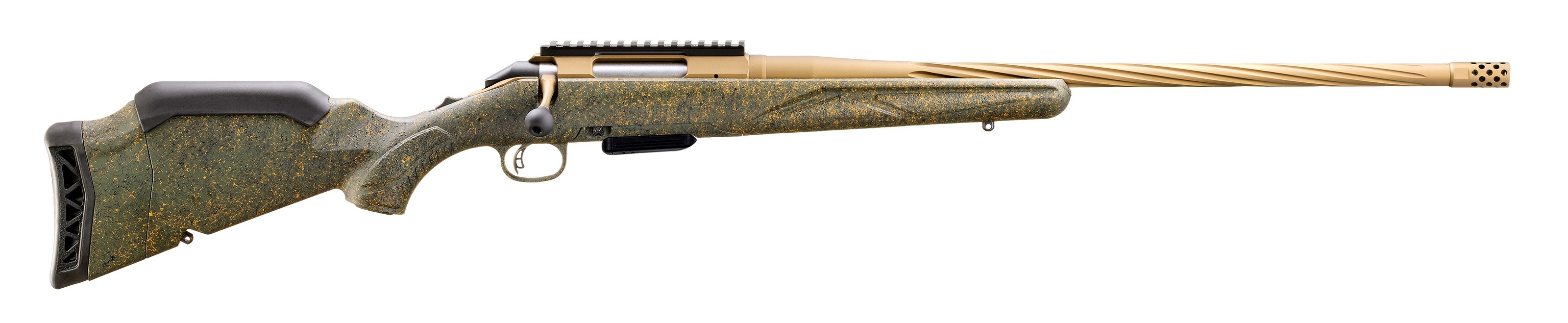 RUGER American Rifle Generation II Predator 350 Legend 22" 5rd - Green Splatter