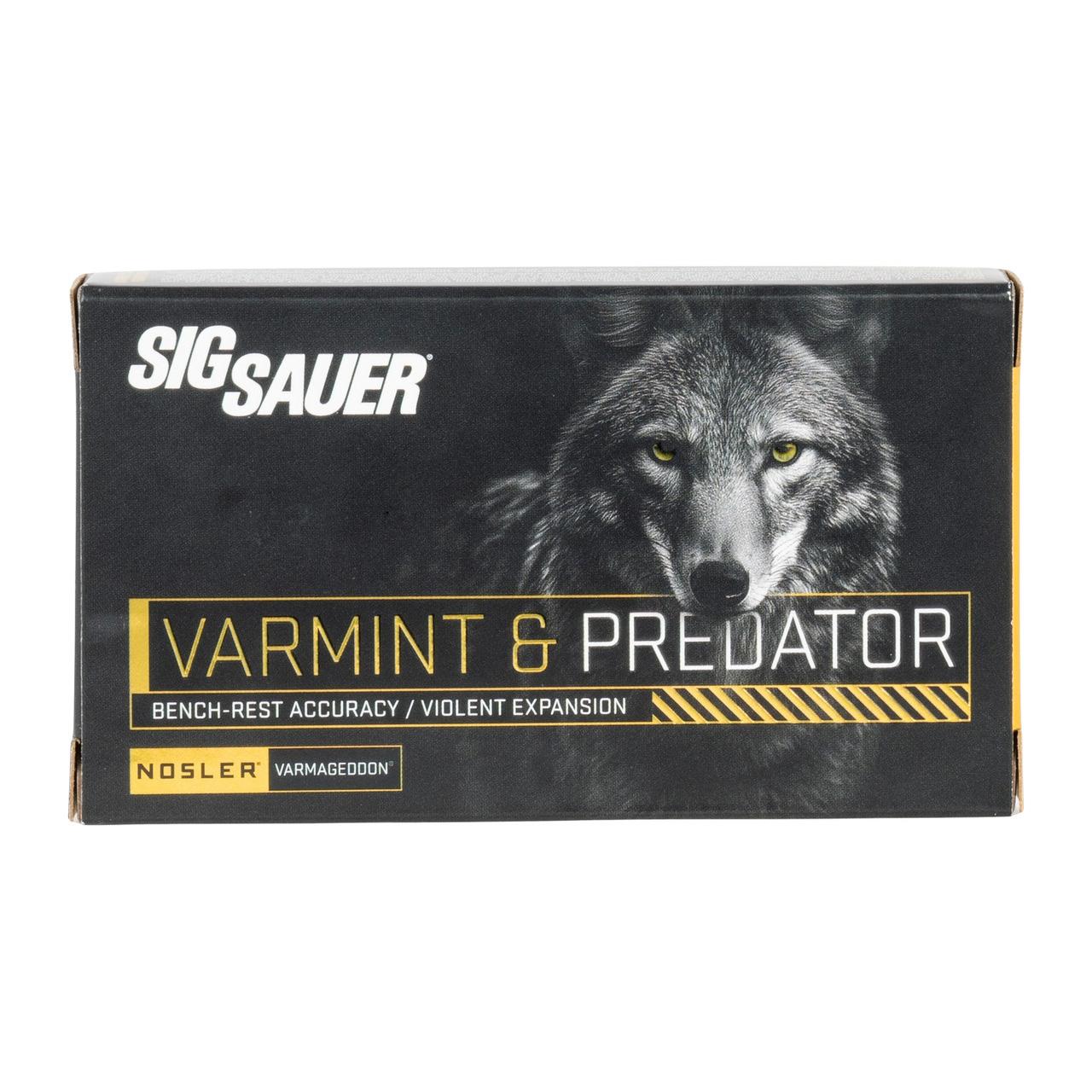 Sig Sauer SIG SAUER 243 Win 70Gr Varmint/Predator Varmageddon 20rd