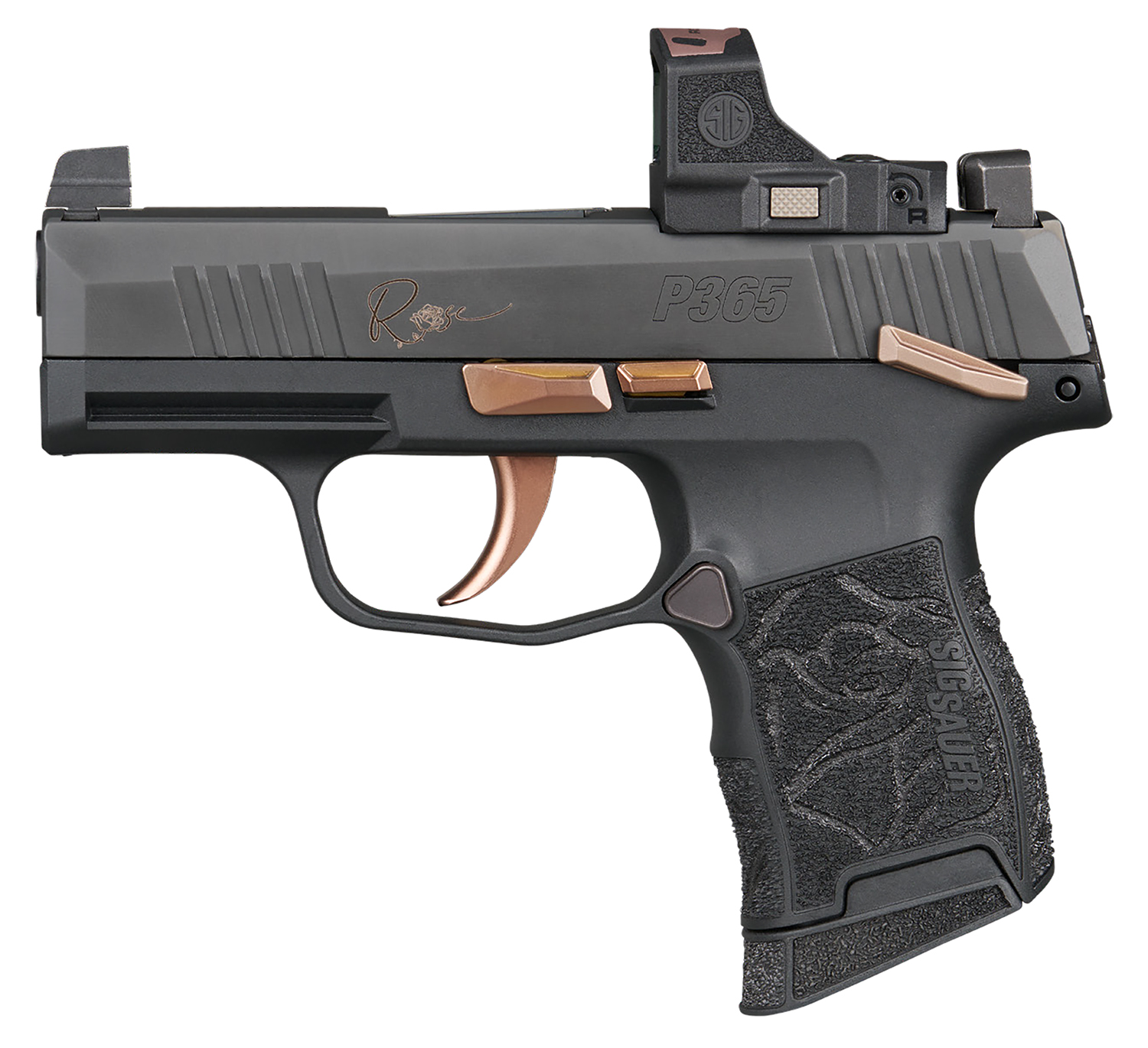 SIG SAUER P365 380 ACP 3.1" Rose Blk X-Ray 3 Supp Sights10rd - Blk
