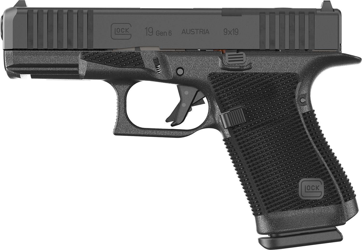 Glock GLOCK QP Only G19 GEN6 9mm 4.02" 15rd w/ Night Sights - Black