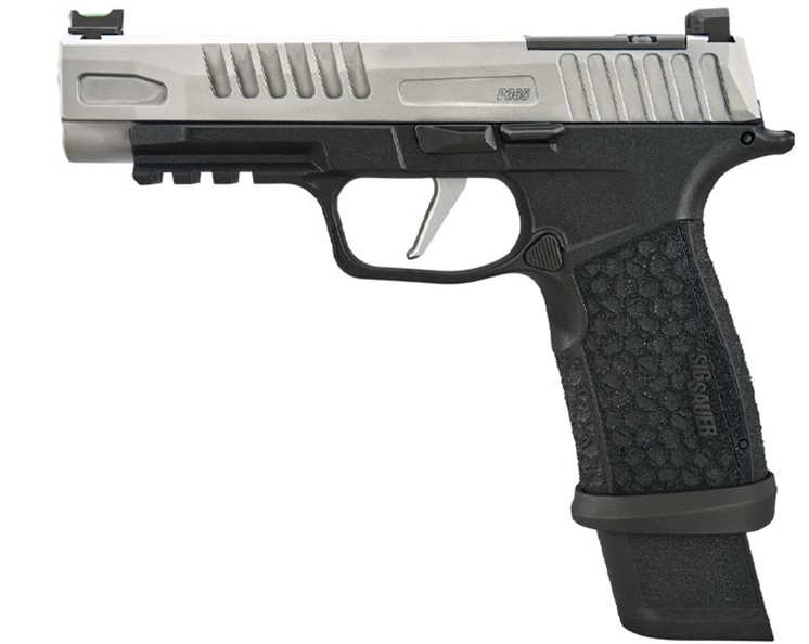 SIG SAUER P365 9mm 4.3" SS 17rd/21rd OR - Stainless and Black
