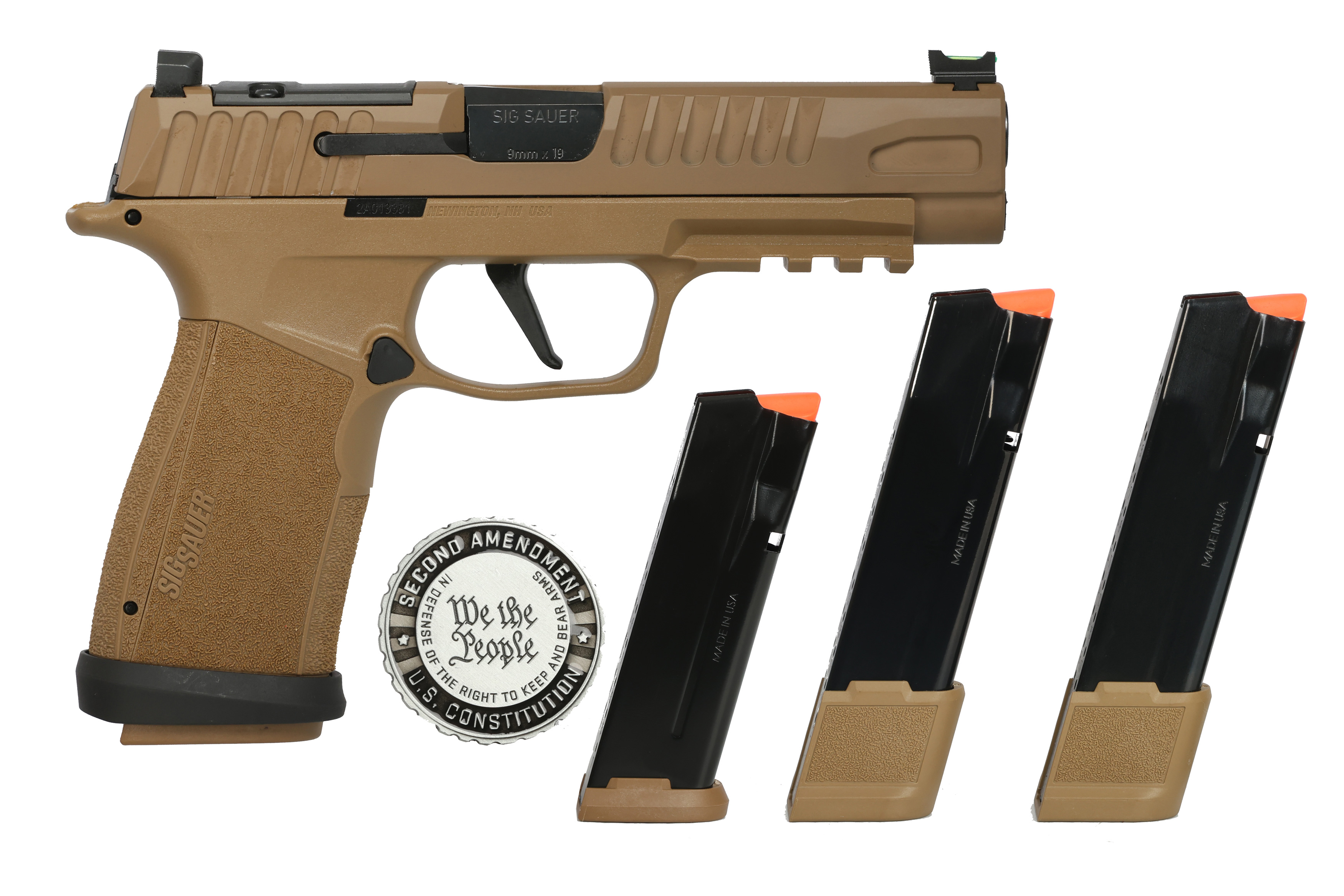 SIG SAUER P365 2A Fuse 9mm 4.3" 21rd - 2A FDE