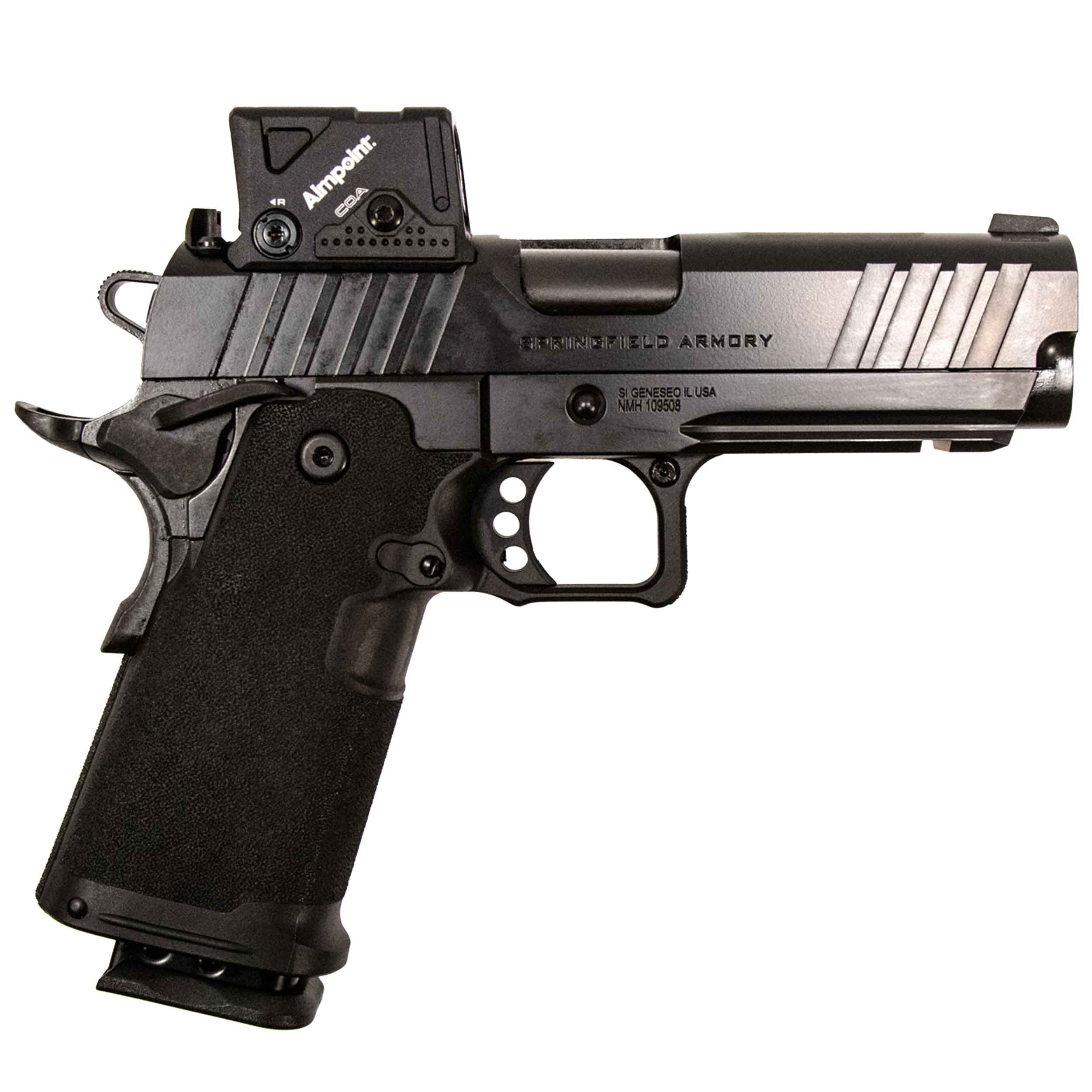 SPRINGFIELD ARMORY 1911 DS Prodigy 9mm 4.25" 18rd w/ Aimpoint COA - Black
