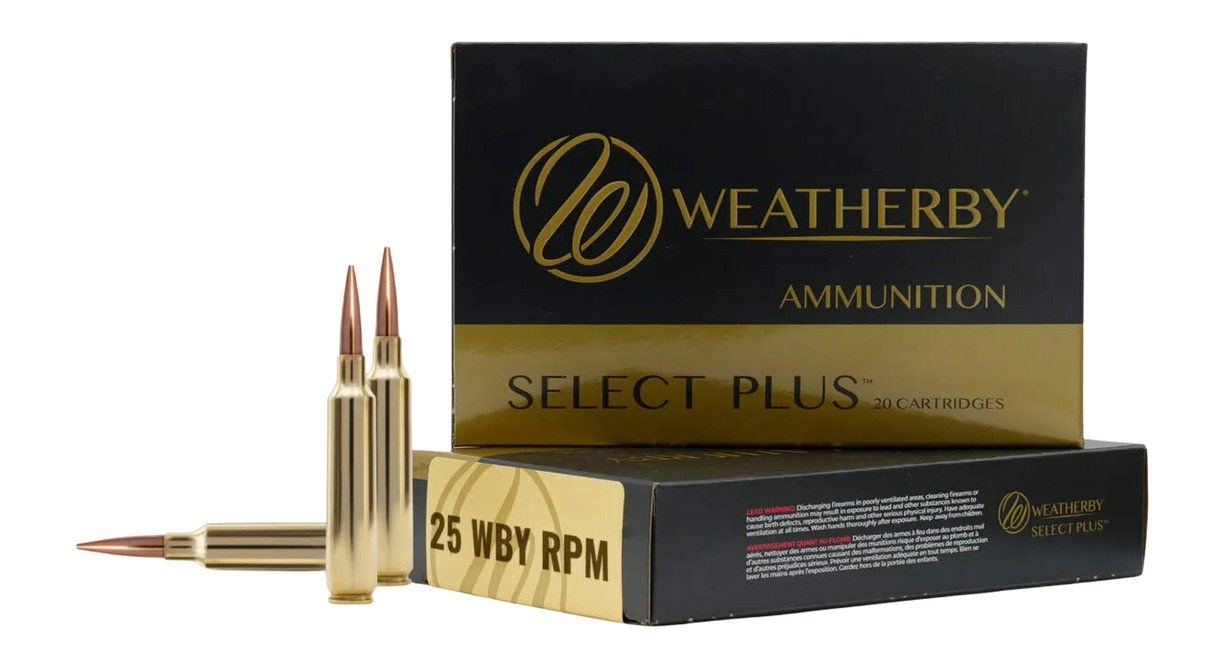 Weatherby WEATHERBY 25 Wby RPM 133Gr Select Plus Berger Elite Hunter