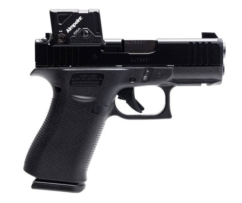 Glock GLOCK QP Only G43X 9mm 10rd 3.39" w/ Aimpoint COA - Black