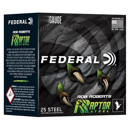 Federal FEDERAL AMMO 20Ga 3" 1oz 1400FPS #3 Raptor Steel 25rd