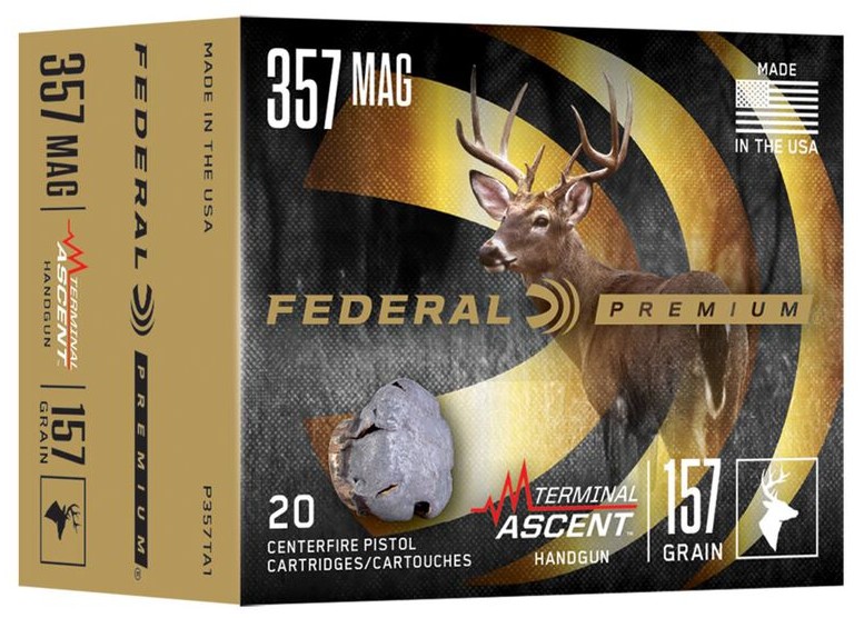 Federal FEDERAL AMMO 357 Mag 157Gr Terminal Ascent Handgun 20rd