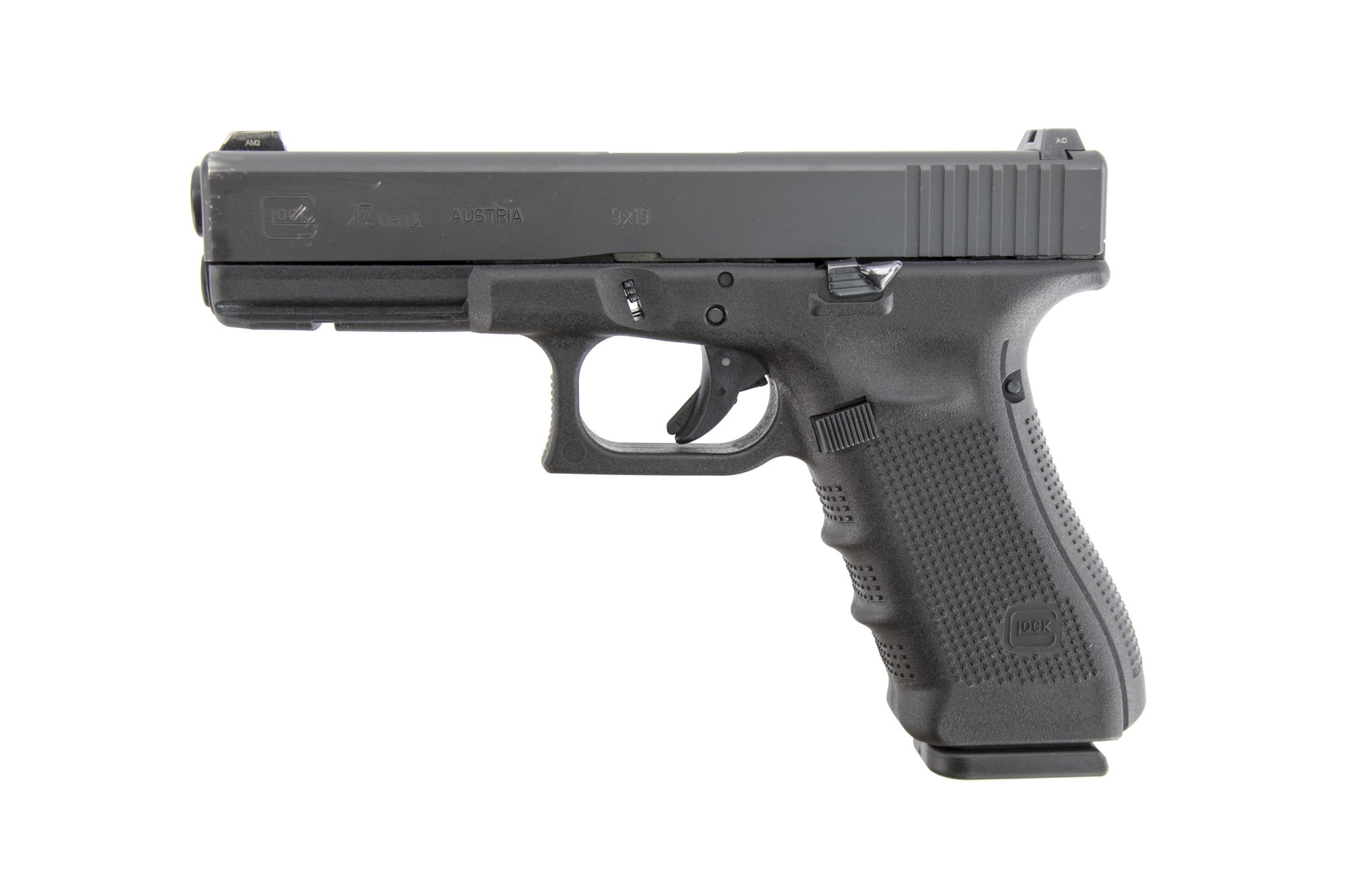 Glock GLOCK G17 GEN4 9mm 4.49" 17rd w/Ameriglo NS Police Trade-In - Black