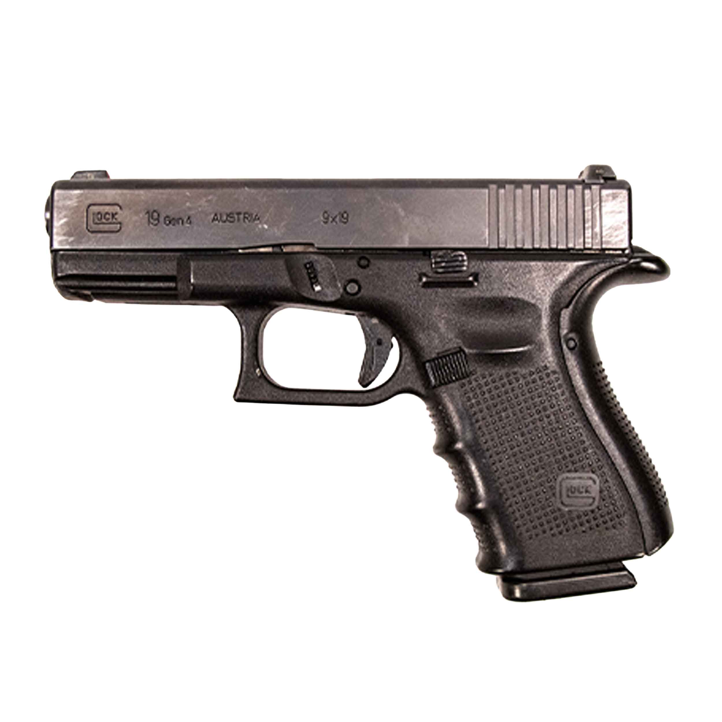 Glock GLOCK G19 GEN4 9mm 4.02" 15rd Police Trade-In - Black