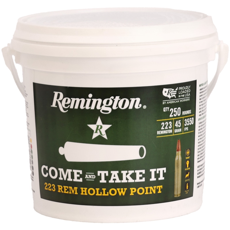 Remington REMINGTON 223 Rem 45Gr JHP CATI Bucket 250rd