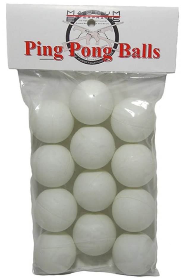 Magnum Enterprises MAGNUM ENTERPRISES Ping Pong Ball Gun Ammo (12-count)