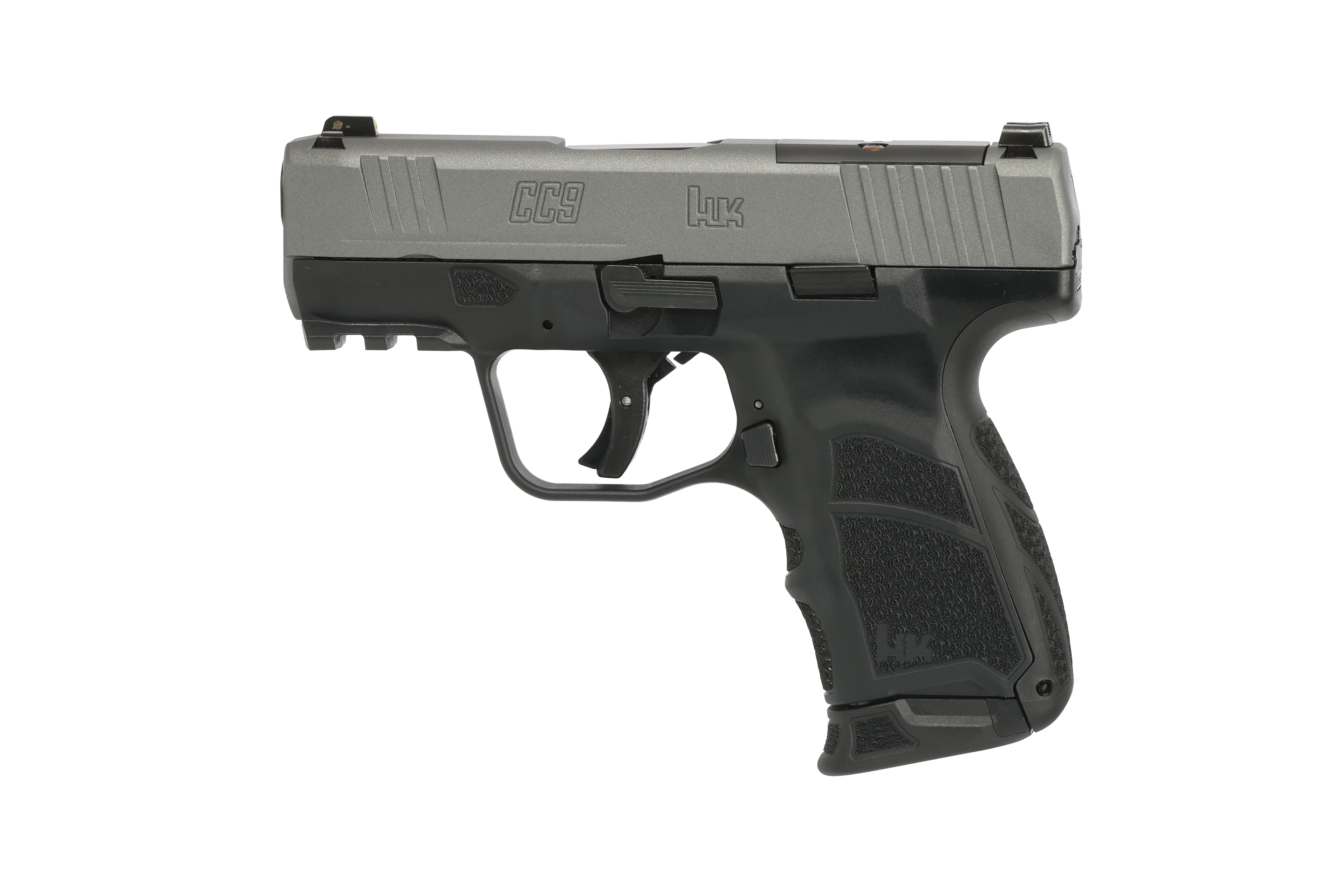 HK USA CC9 9mm 3.32" 12rd NS OR - Black & Grey
