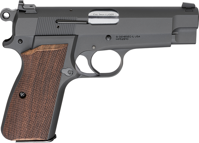 SPRINGFIELD AMORY SA-35 9mm 4" 15rd - Black & Checkered Walnut