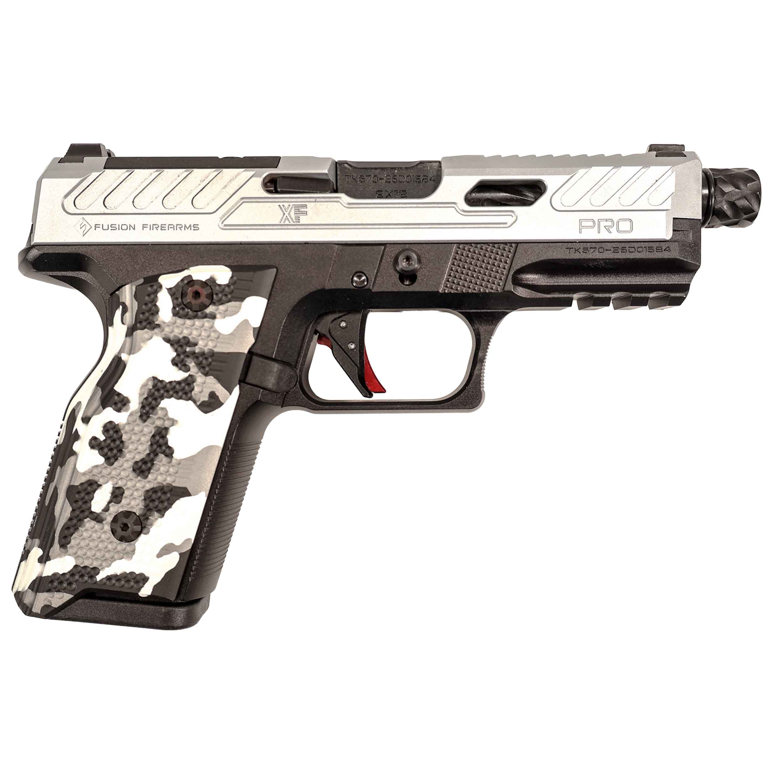 FUSION FIREARMS XF Pro 9mm 4.25" Chrome Threaded 15rd