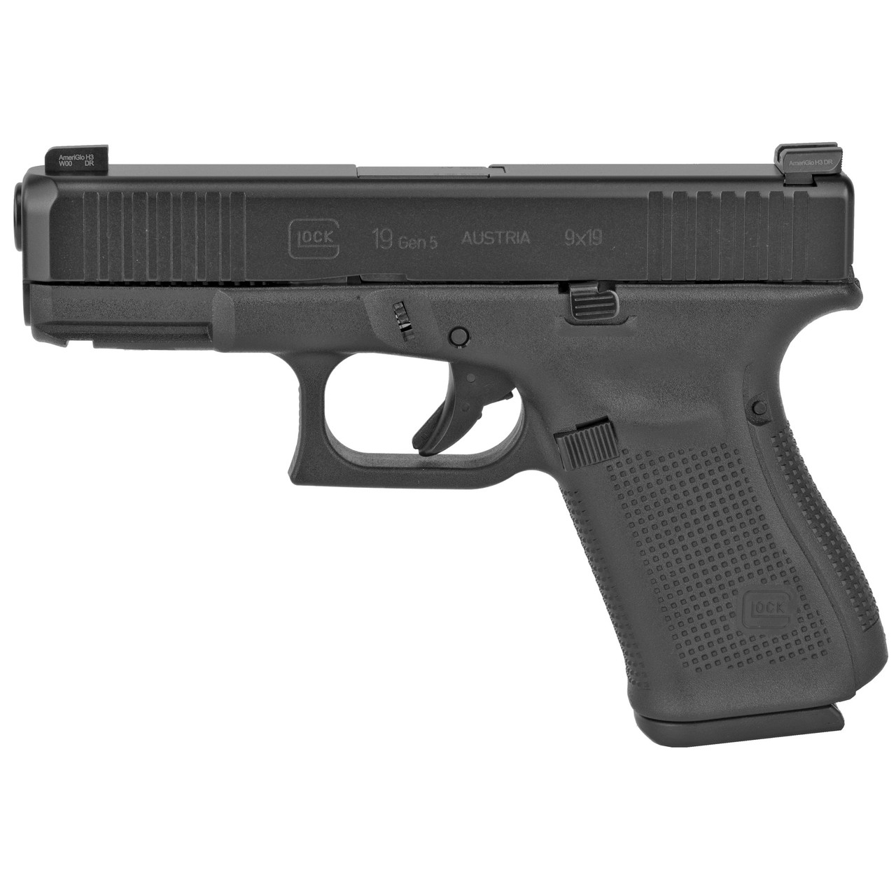 Glock GLOCK Police Trade In G19 G5 9mm 4.02" 15rd w/ Ameriglo Sights - Black