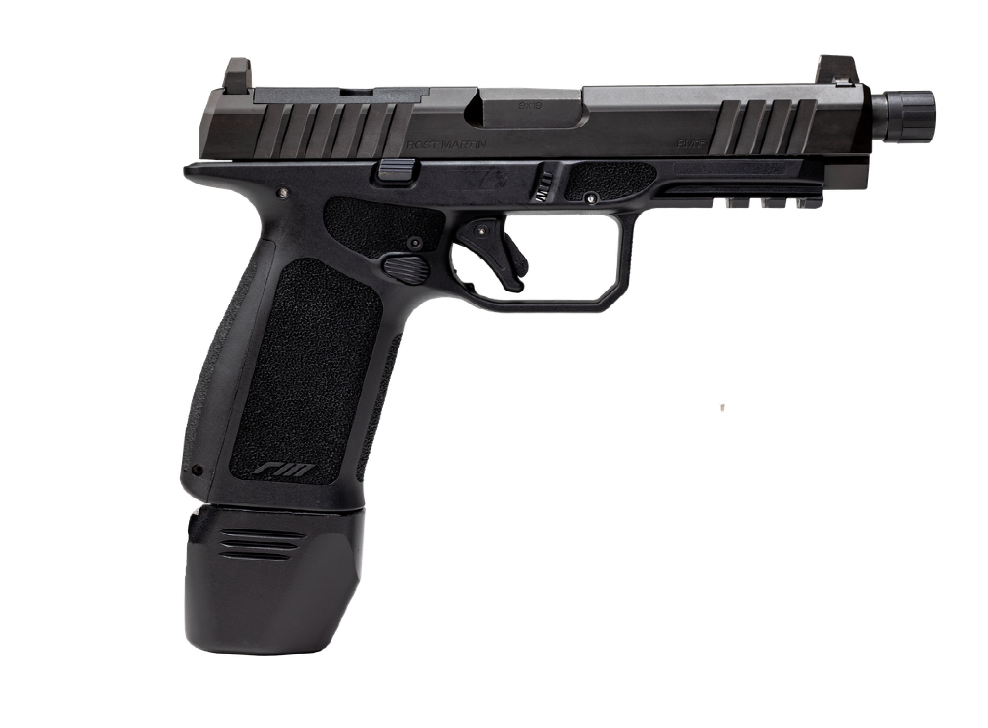 ROST MARTIN RM1F Tactical 9mm 4.5" 24rd w/Threaded Barrel - Black