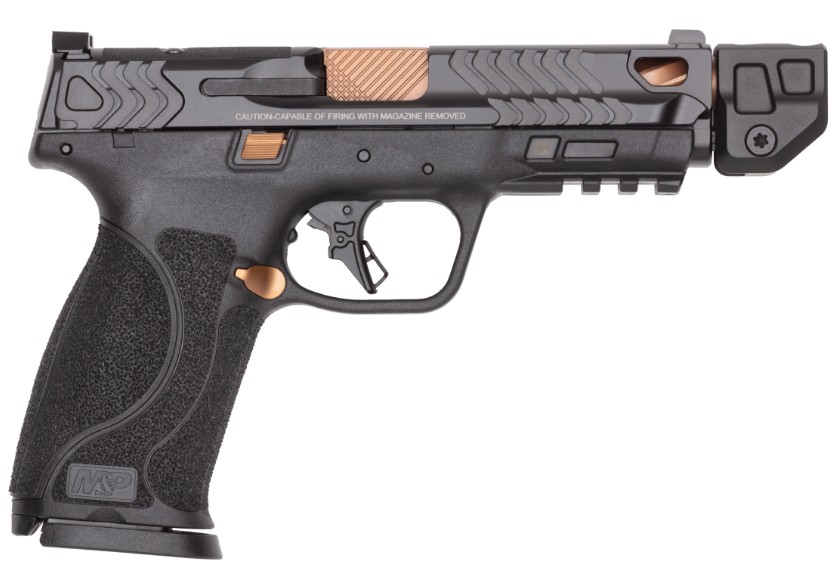 SMITH & WESSON M&P 2.0 9mm 4.25" 17rd/23rd OR Comp - Black & Copper