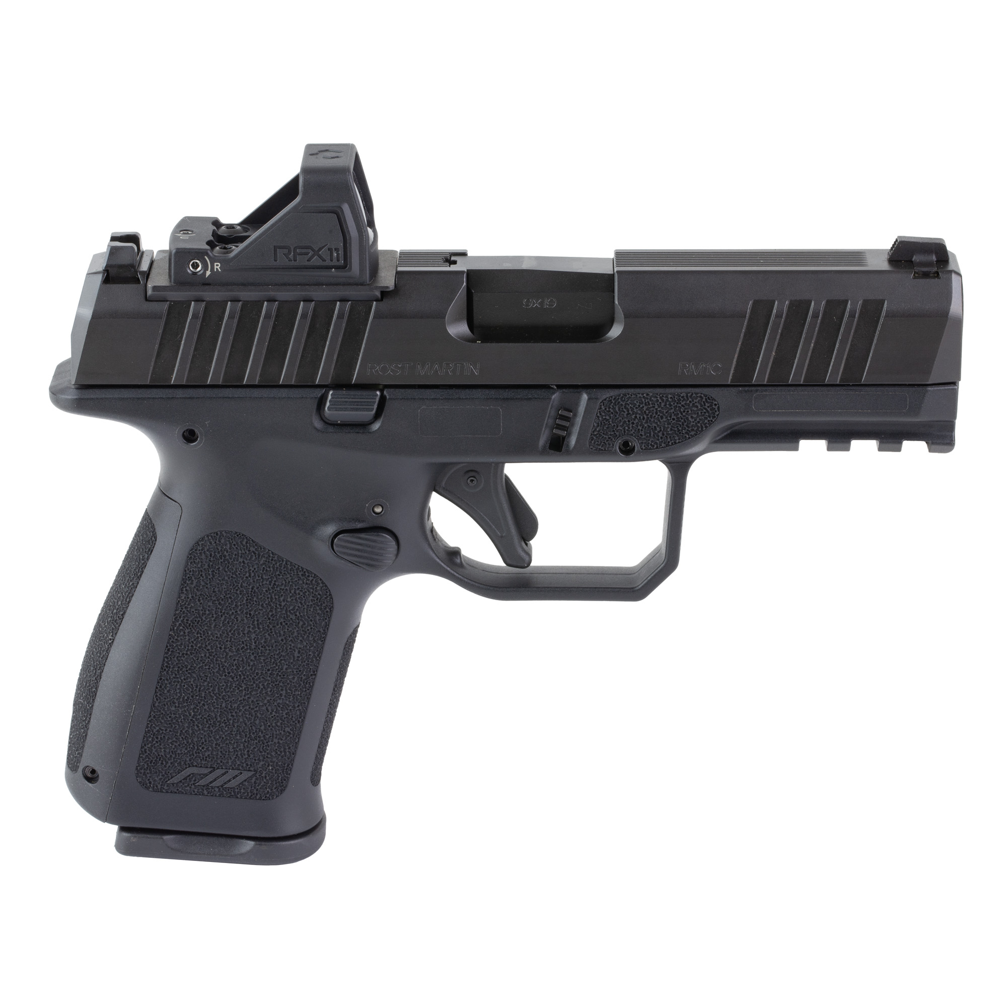 ROST MARTIN RM1C Black 9mm 4" 17rd Bundle - Black