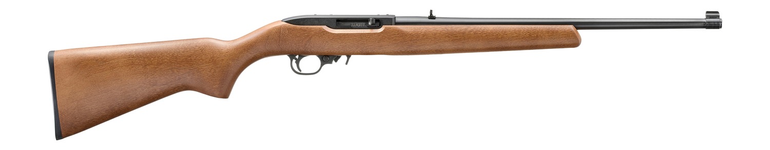RUGER 10/22 22 LR 18.5" 10rd - Birch &  Blued