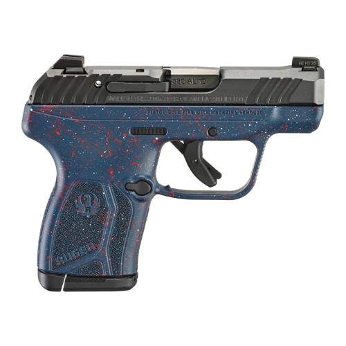 RUGER LCP MAX 380 28 10RD 250TH ANNIVERSARY  Red White  Blue